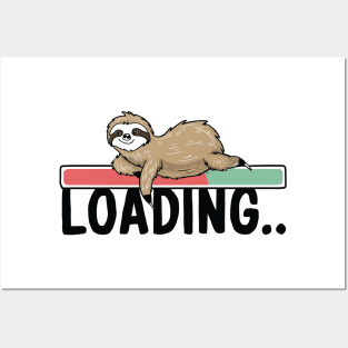 loading sloth Posters and Art